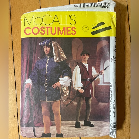 Two costume patterns, Butterick 5656 and McCalls 2248 Adult and child sizes - Picture 3 of 5